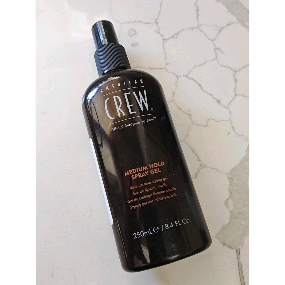 American Crew Spray Gel Medium Hold 8.45 oz Styling Natural Look